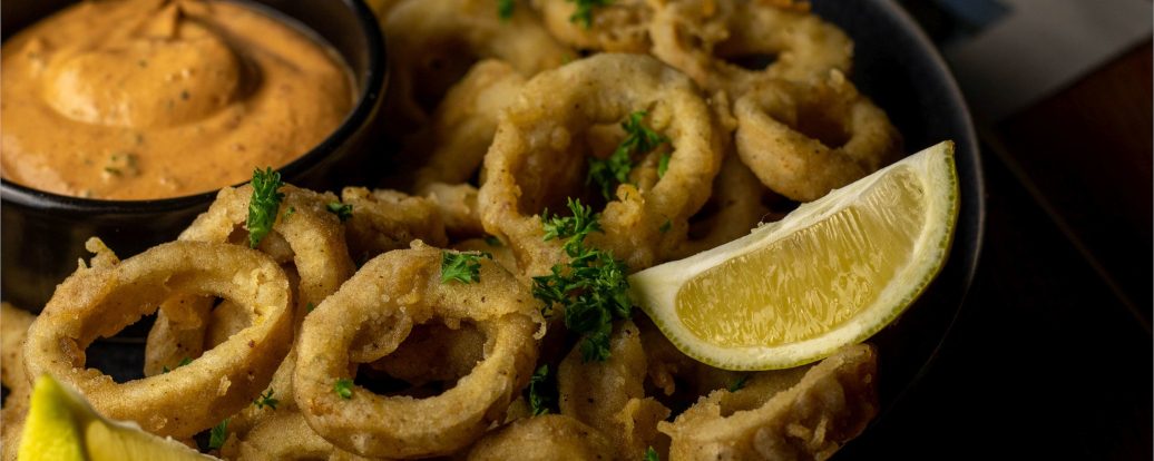 Vegane Calamari mit Chipotle Aioli