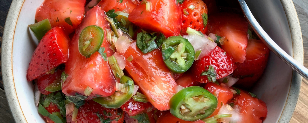 pikante Wassermelonen-Salsa • Vegan Taste Week