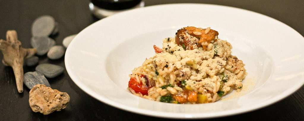 Pfifferling-Risotto • Vegan Taste Week