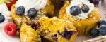Süßkartoffel Blaubeer Muffins vegan