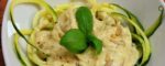 Zucchininudeln mit Cashew-Soße vegan